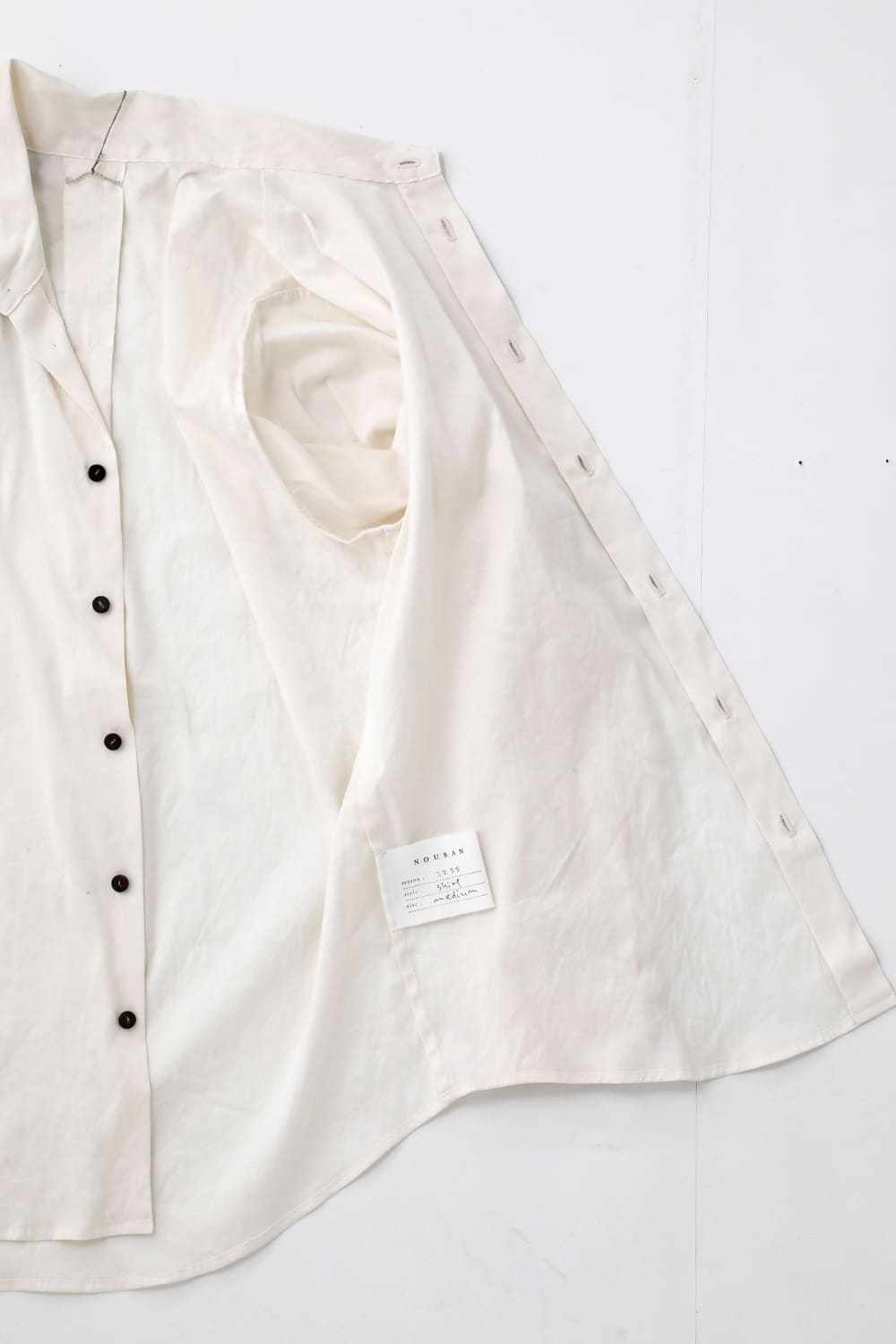 Silk Cotton Shirt White