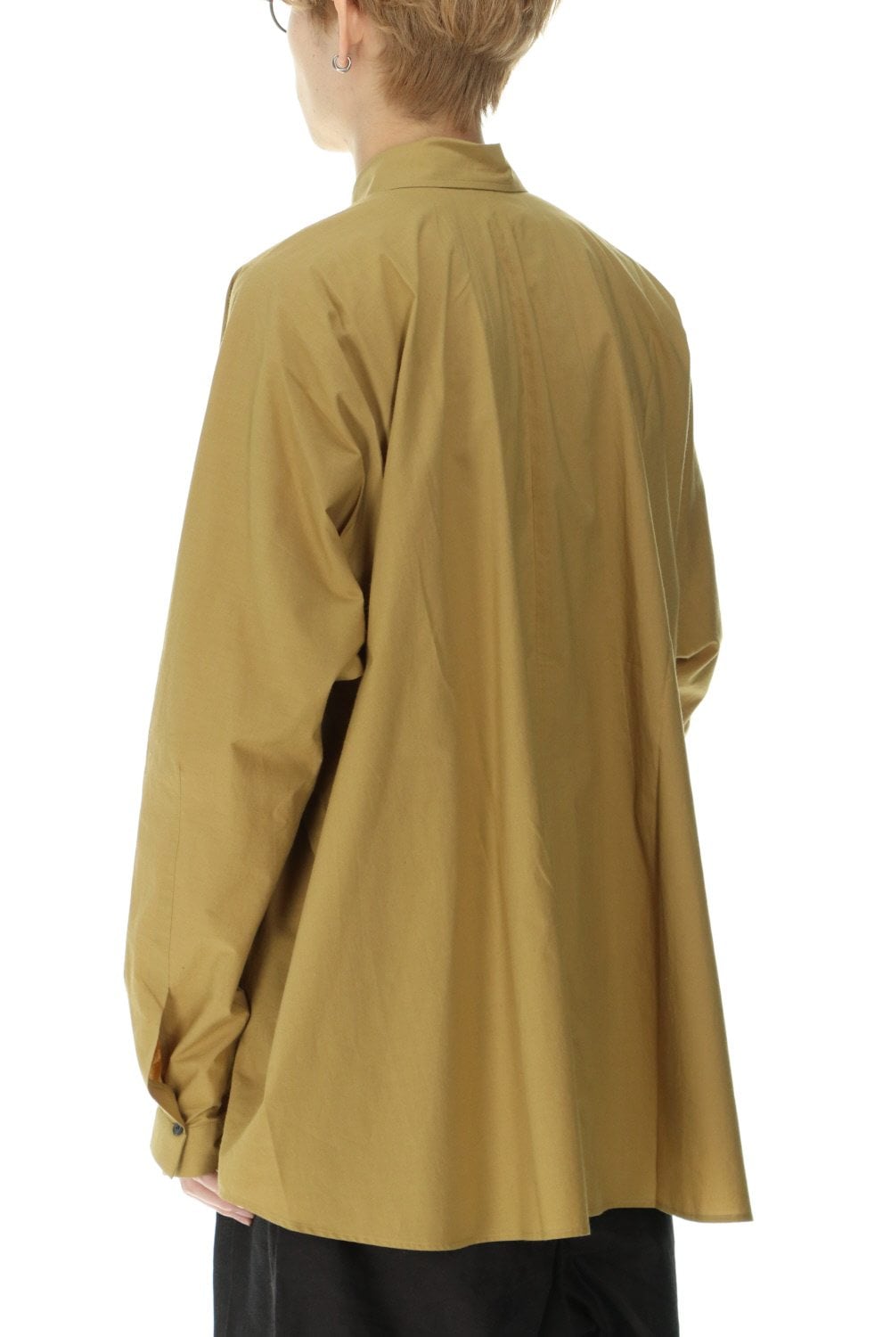 SHIRT#80 MUSTARD SOFT COTTON SHIRTING