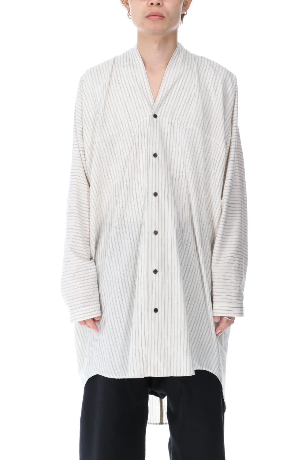 Shirt Striped Cotton Wool Shirting