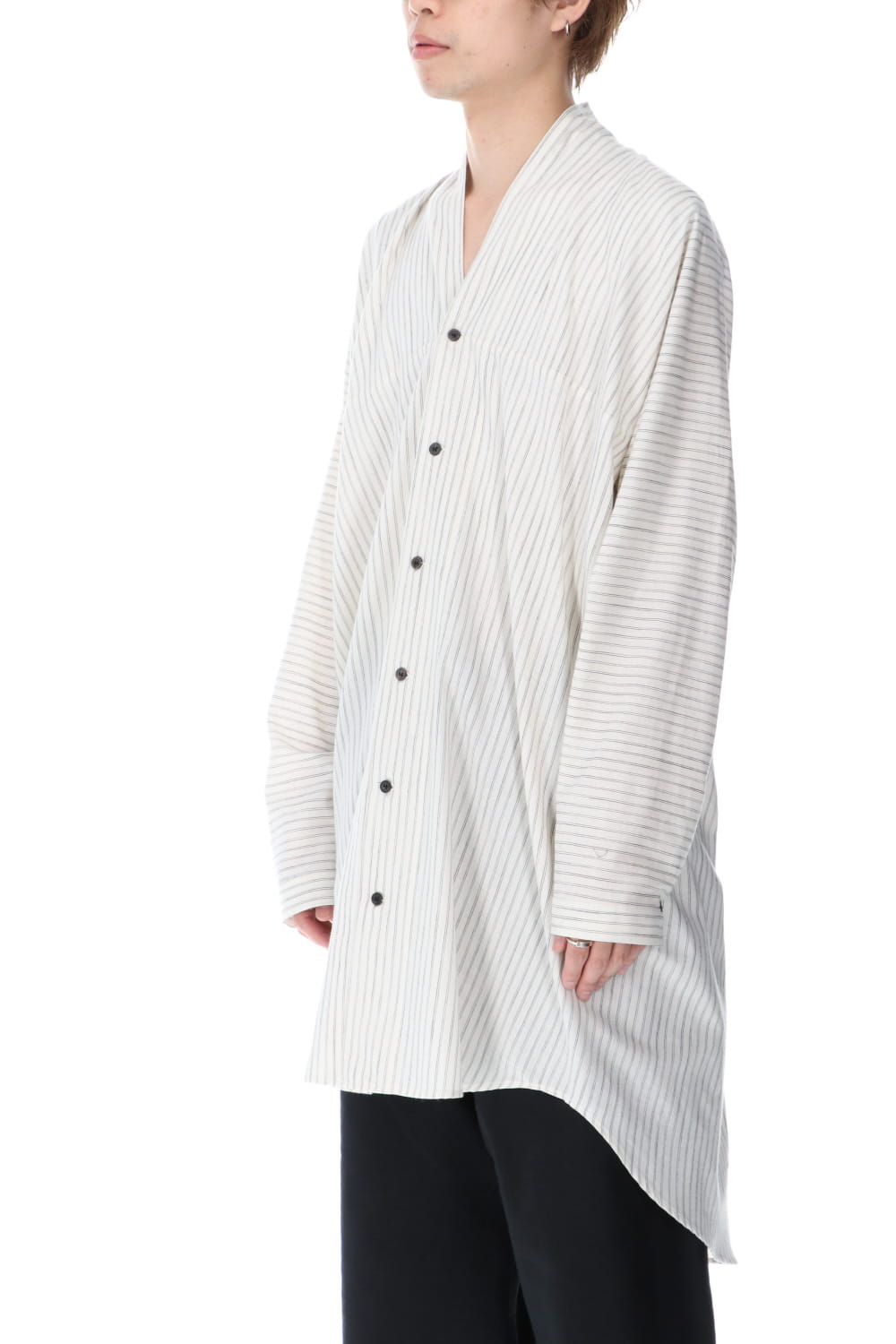Shirt Striped Cotton Wool Shirting