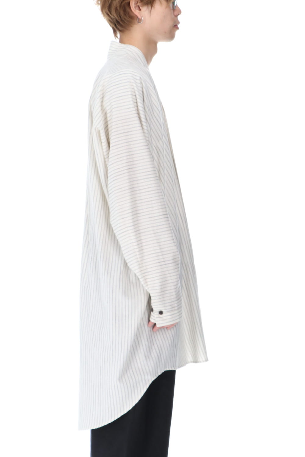 Shirt Striped Cotton Wool Shirting