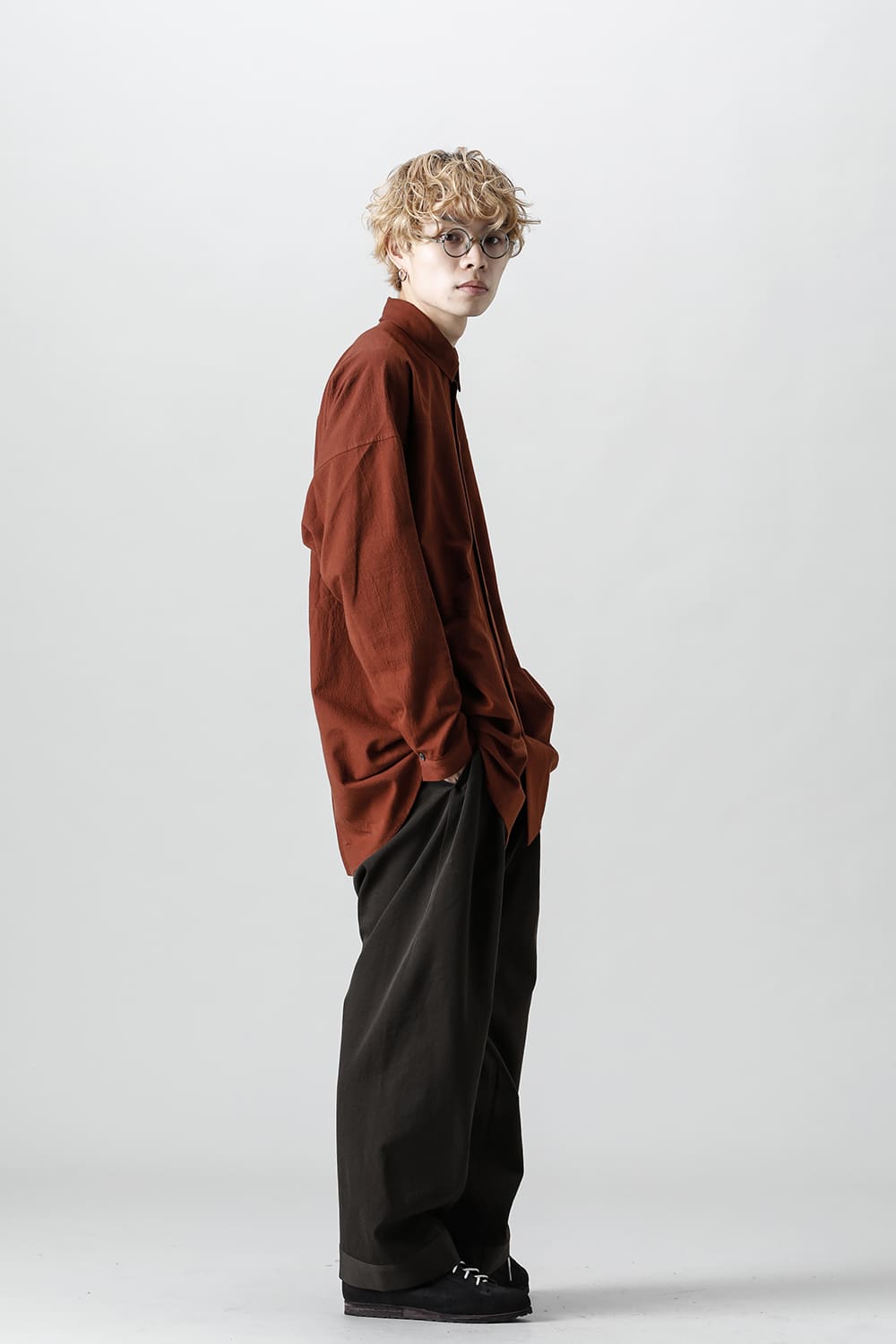 SHIRT#85 RED WOOD / YAK FLANNEL