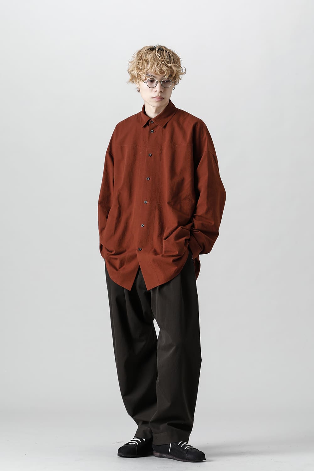 SHIRT#85 RED WOOD / YAK FLANNEL