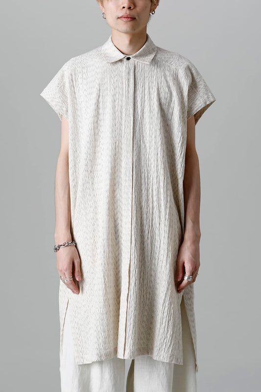 SHIRT#87 RAIN KASURI NETTLE CLOTH