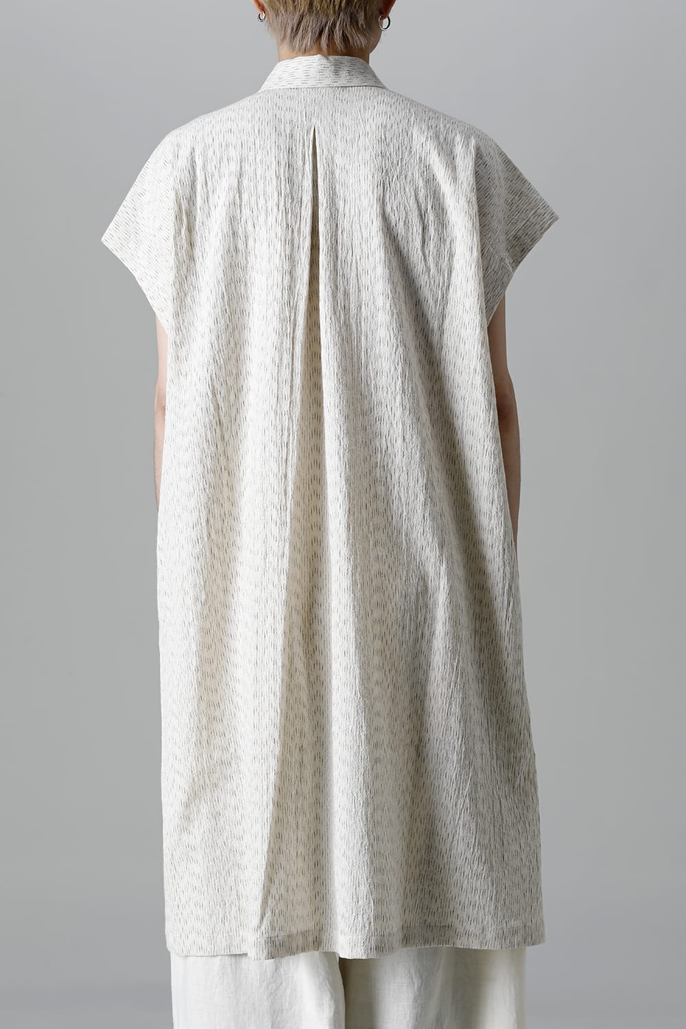 SHIRT#87 RAIN KASURI NETTLE CLOTH