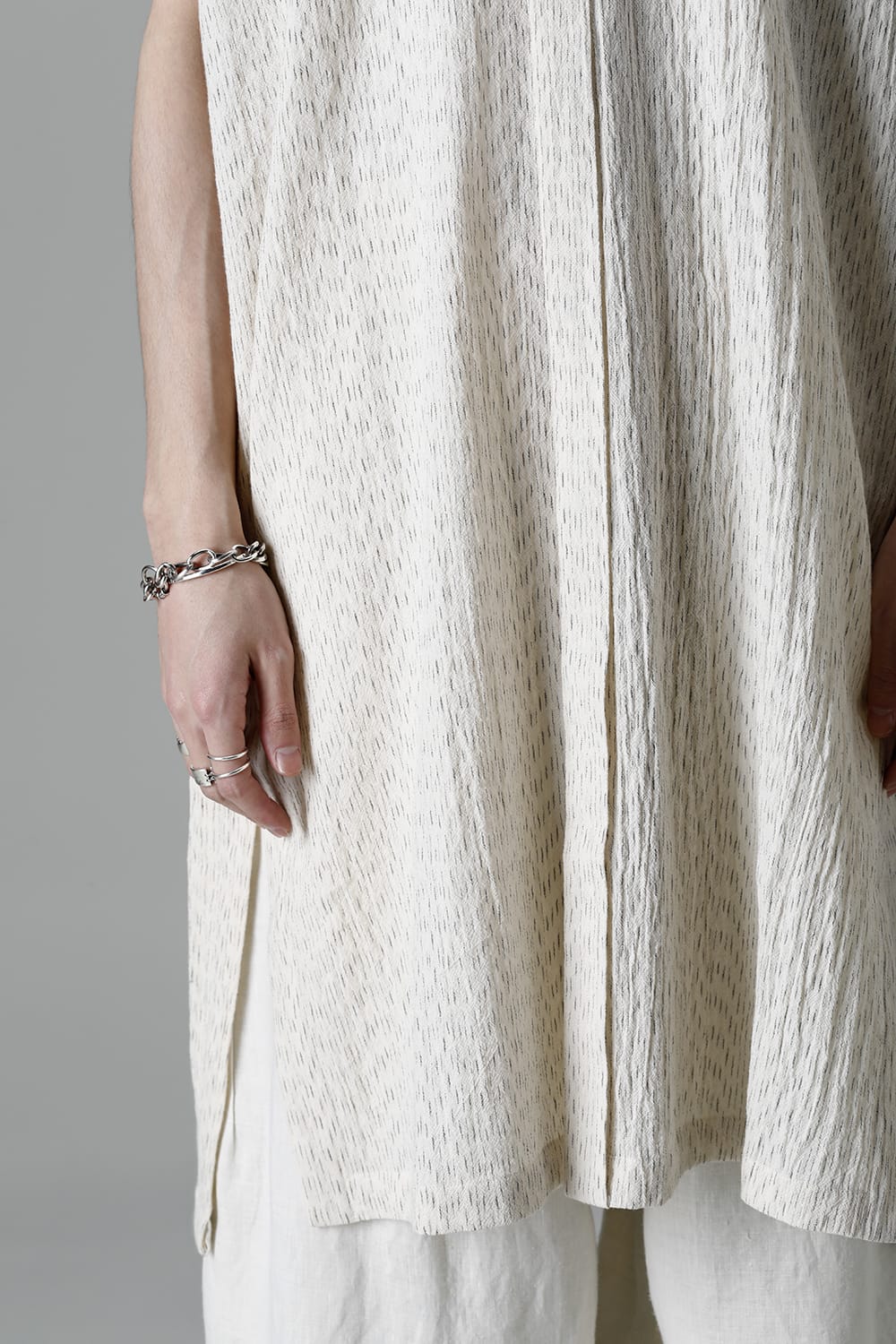 SHIRT#87 RAIN KASURI NETTLE CLOTH