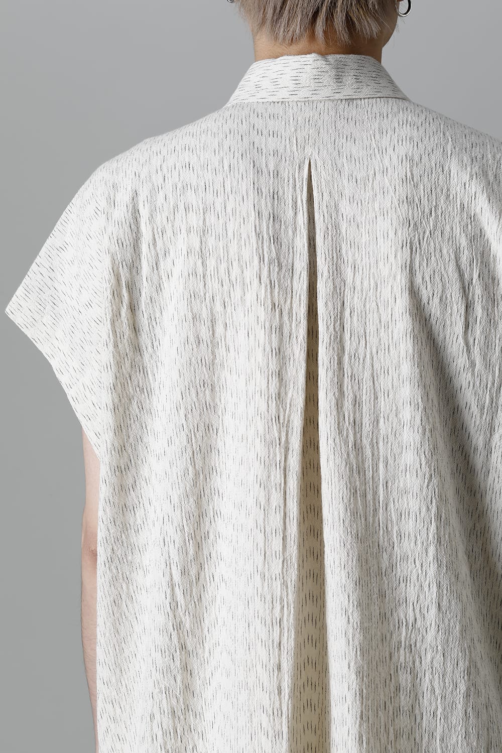 SHIRT#87 RAIN KASURI NETTLE CLOTH