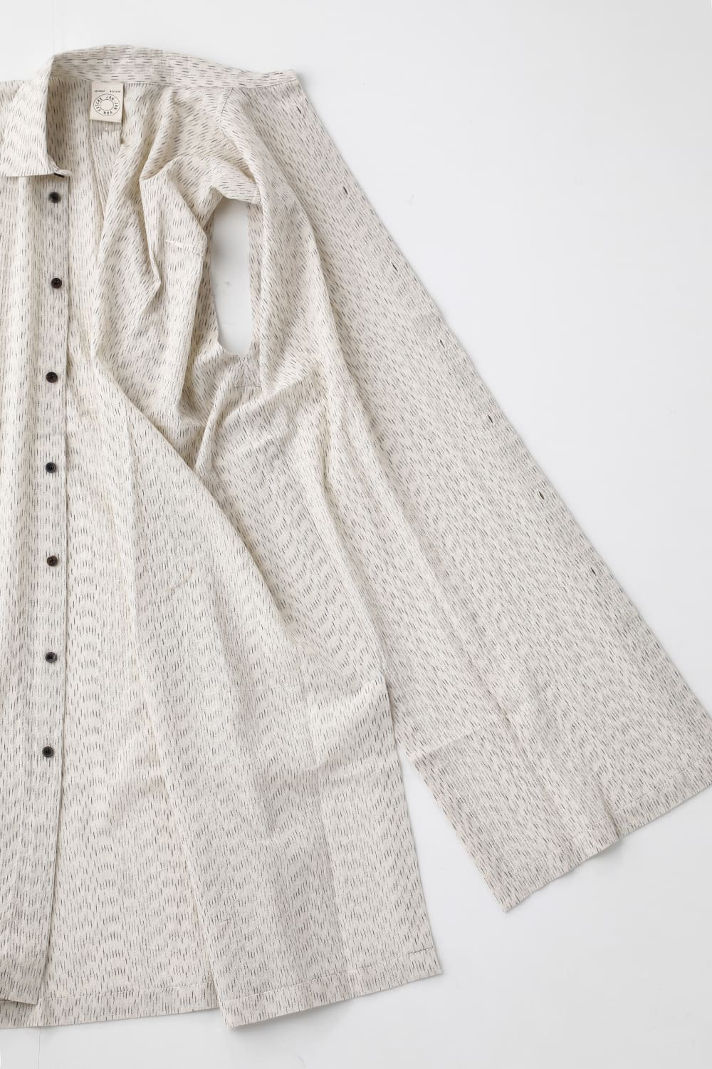 SHIRT#87 RAIN KASURI NETTLE CLOTH