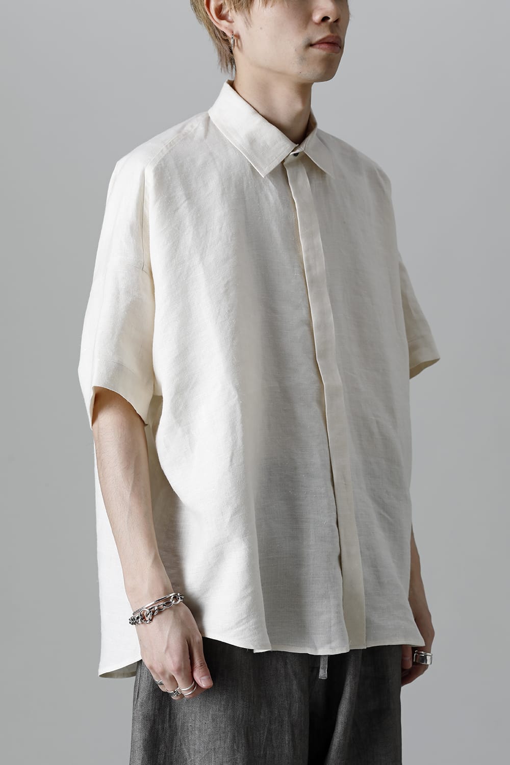 SHIRT#88 KINARI HEMP SHIRTING