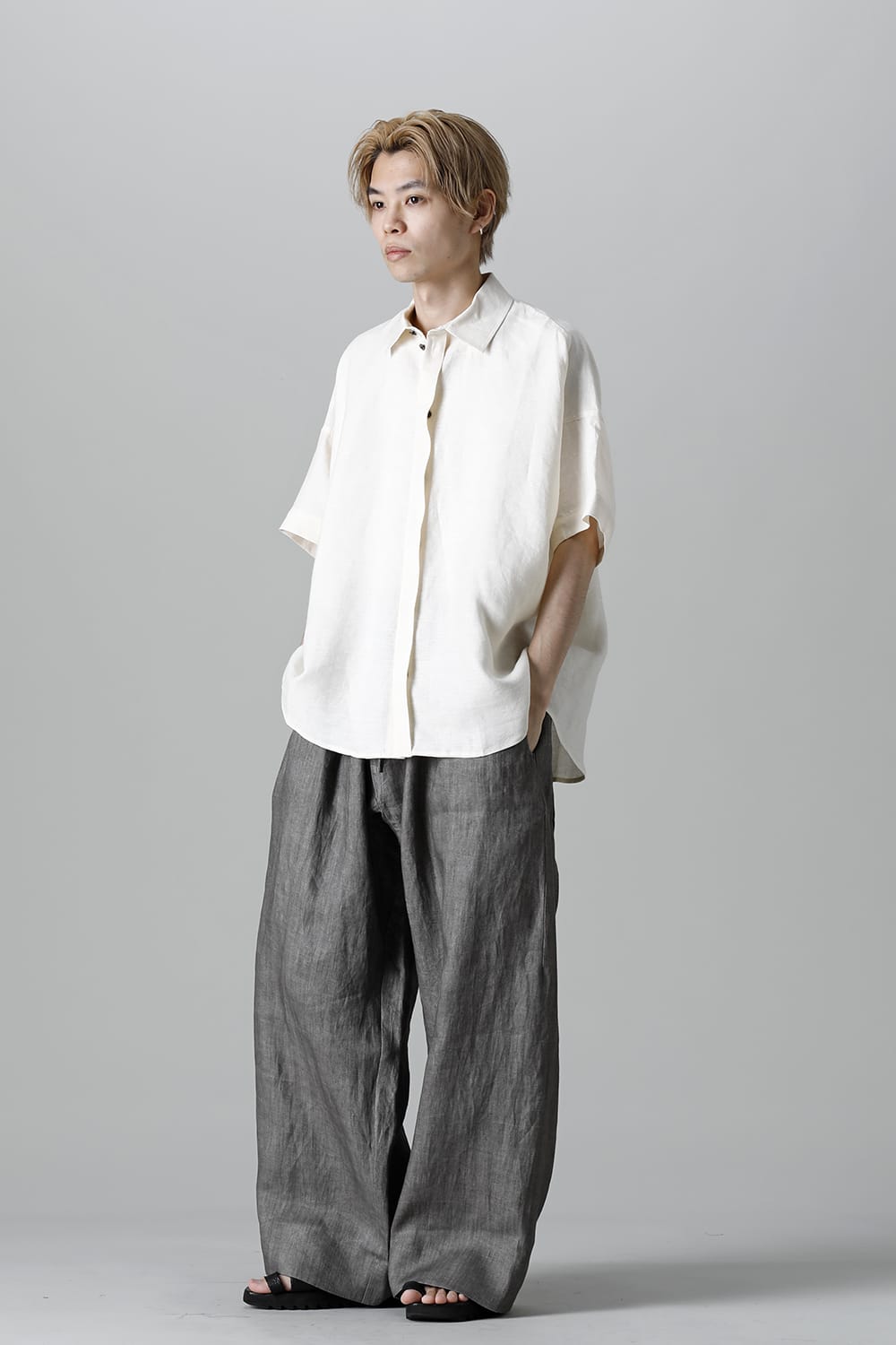 SHIRT#88 KINARI HEMP SHIRTING
