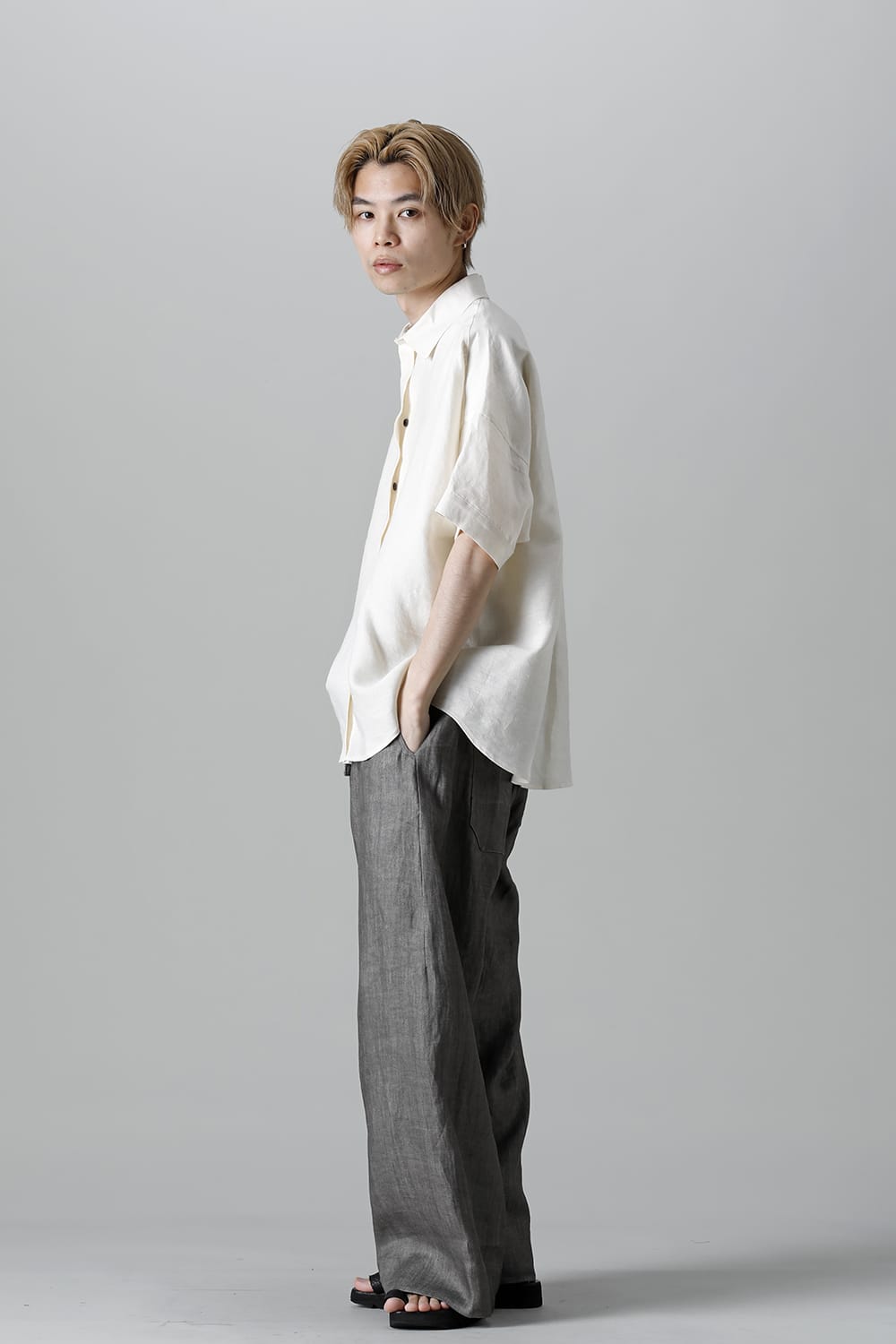SHIRT#88 KINARI HEMP SHIRTING