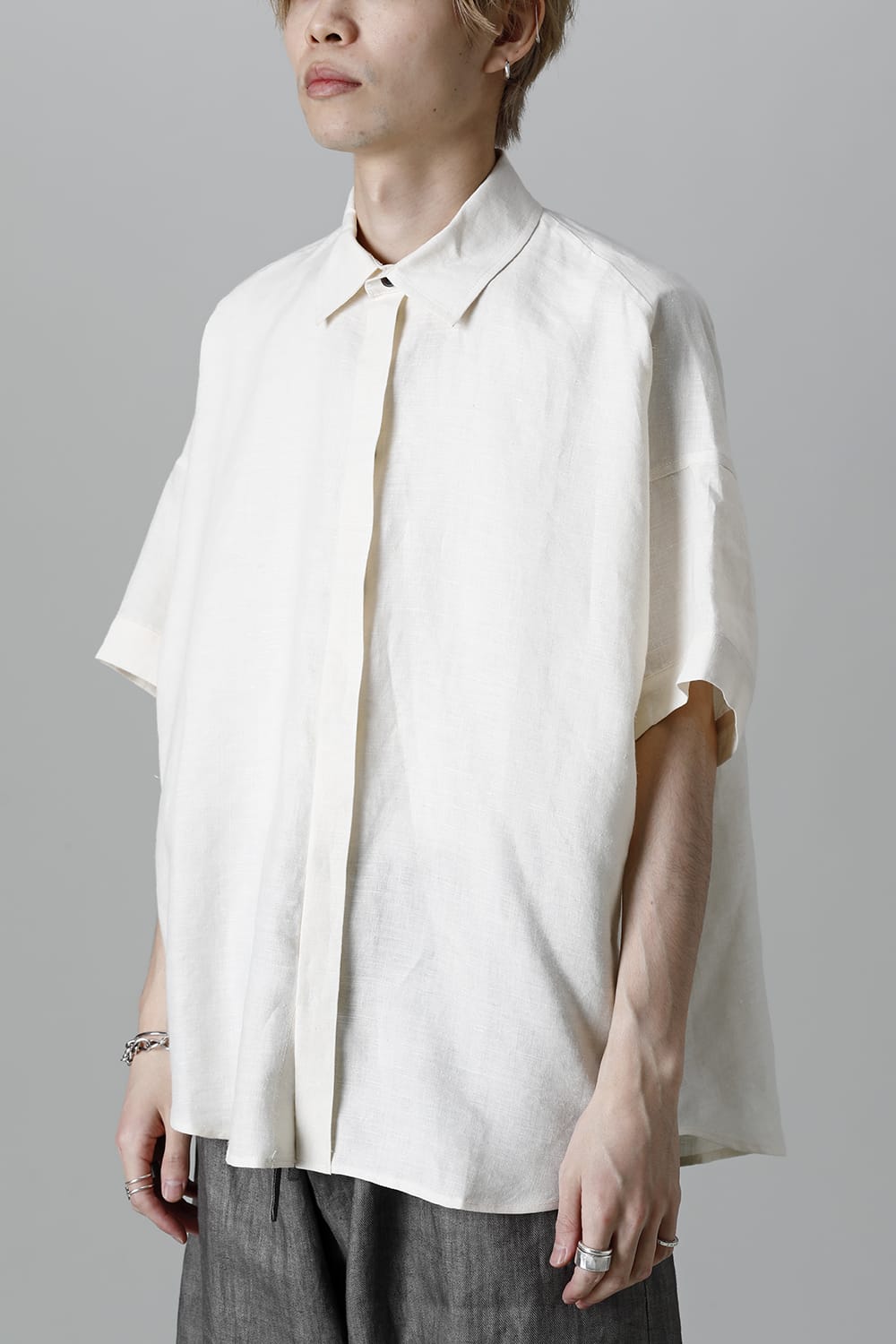 SHIRT#88 KINARI HEMP SHIRTING