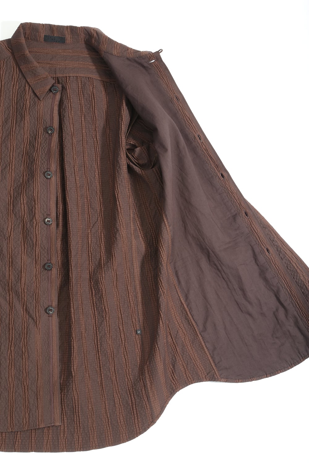 Shirt light weight stretch seersucker