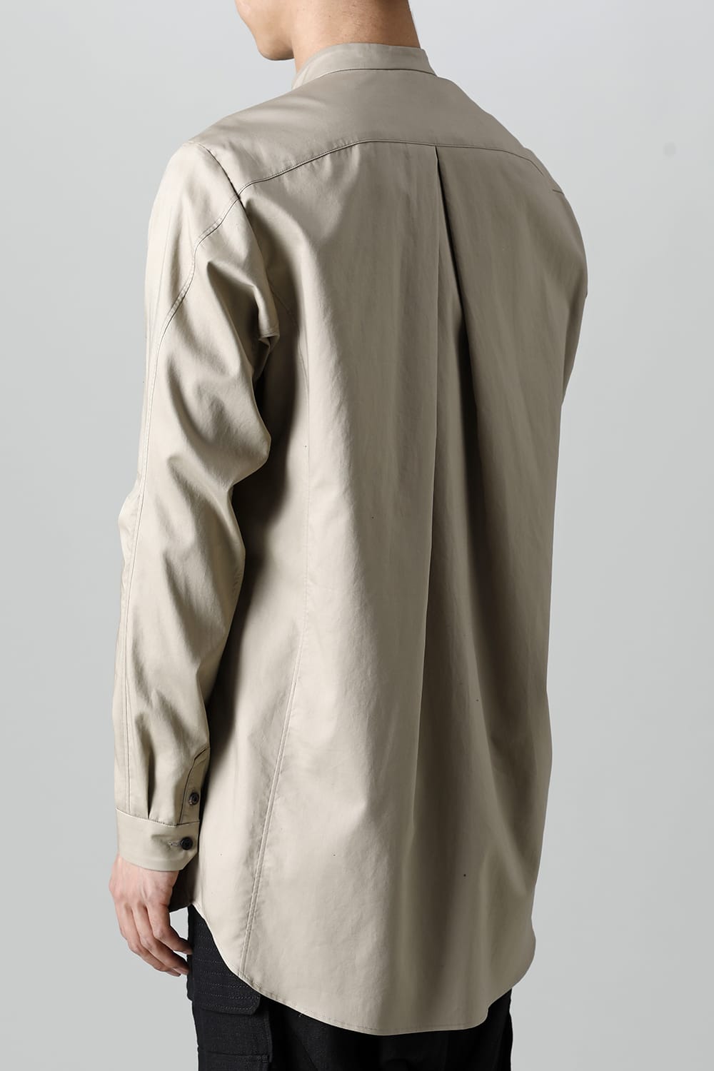 シャツ 200/2 コットン ダブルウィーブ  ベージュ