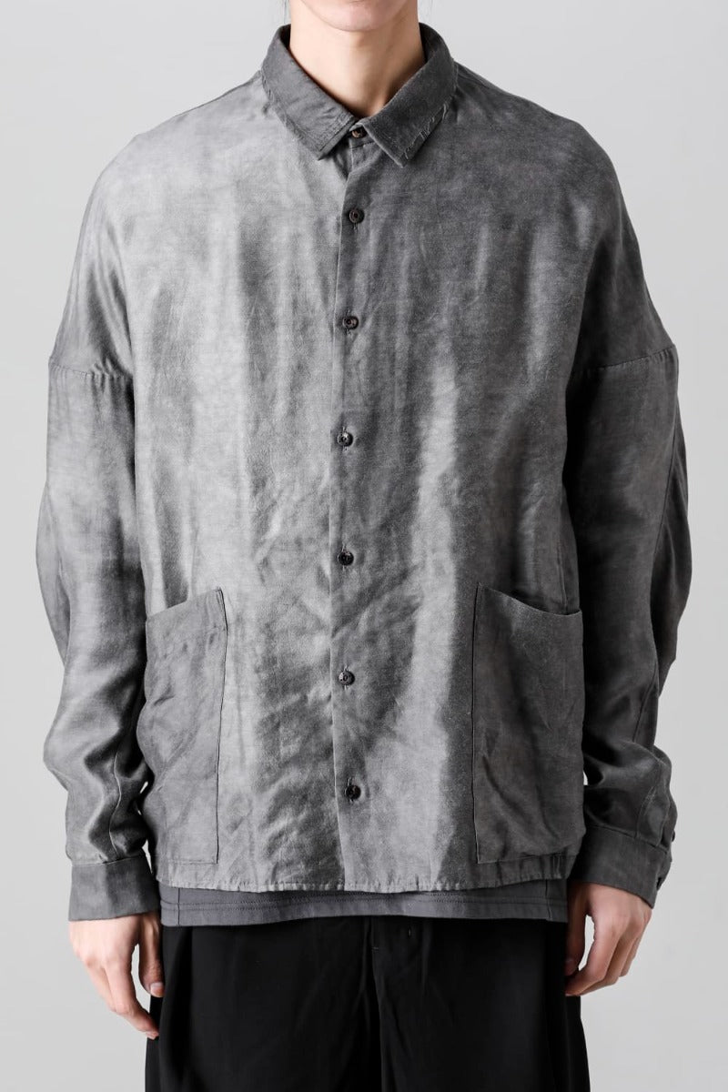 シャツ モダール/シルク 