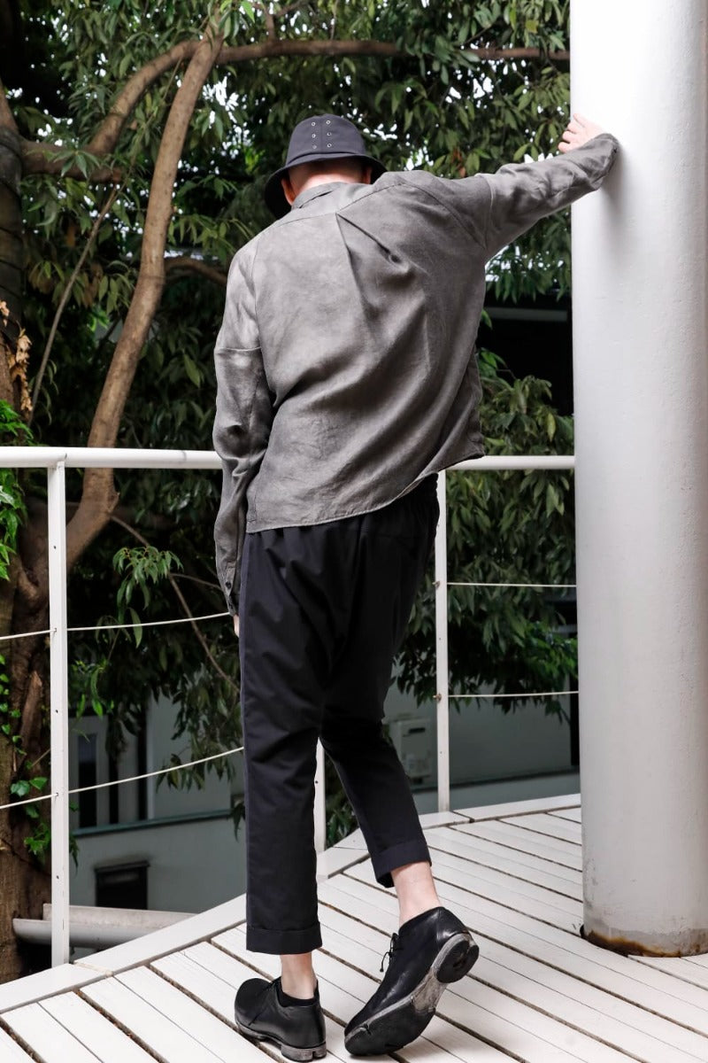 シャツ モダール/シルク 