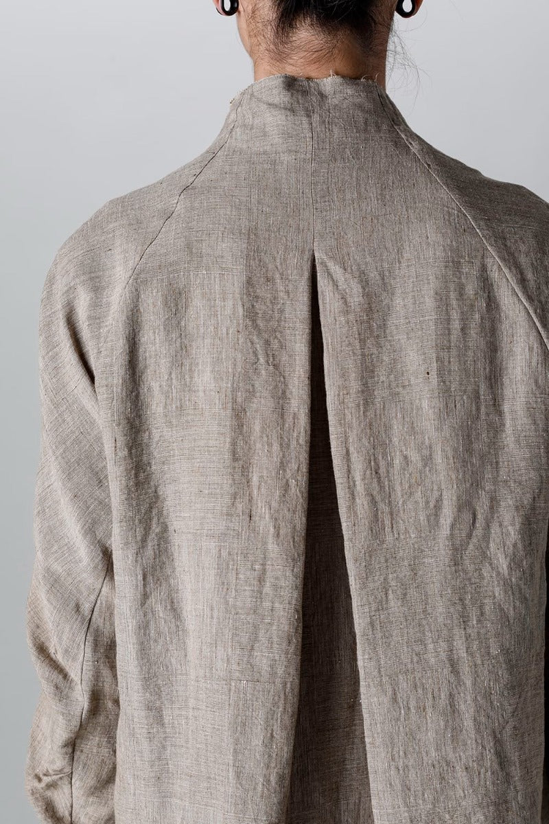 ロングシャツ Ramie "デューン”