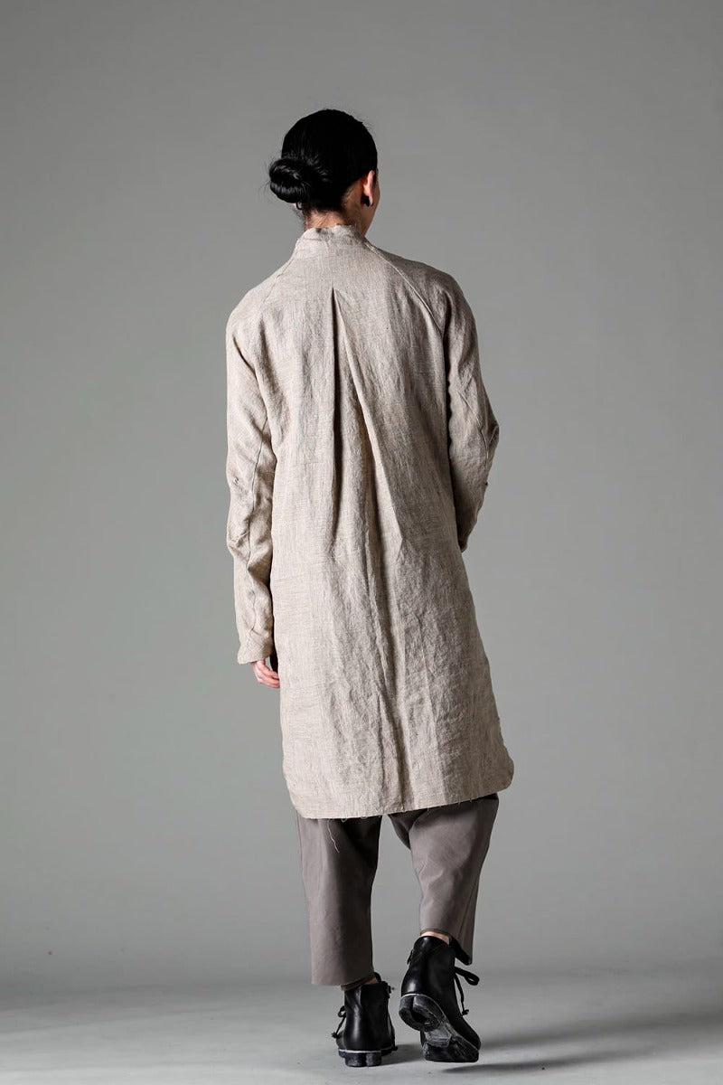 ロングシャツ Ramie "デューン”