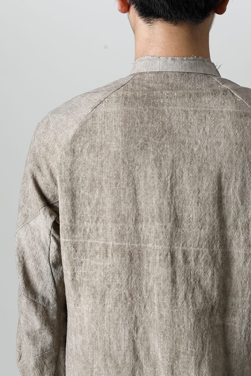 Shirt cotton / linen cold dyed