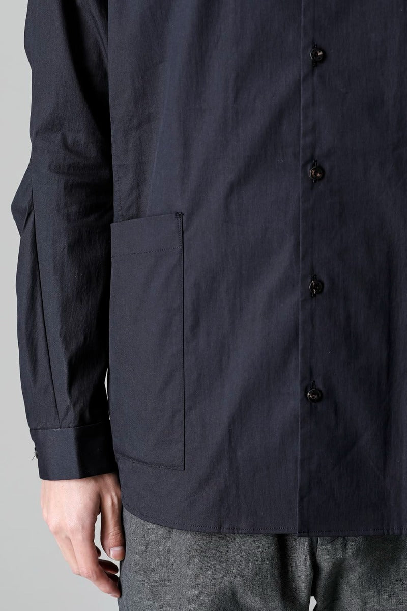 Shirt stretch cotton Black
