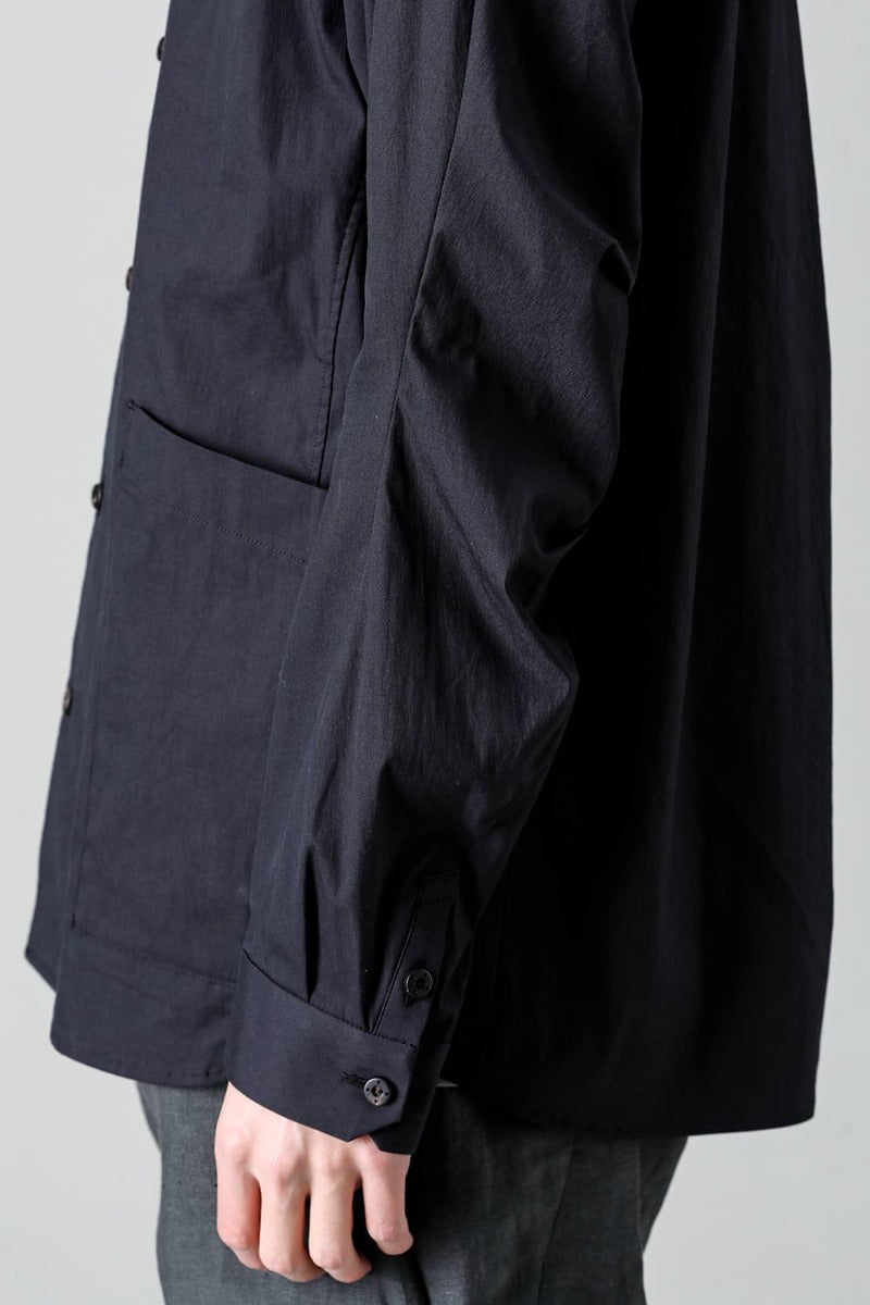 Shirt stretch cotton Black