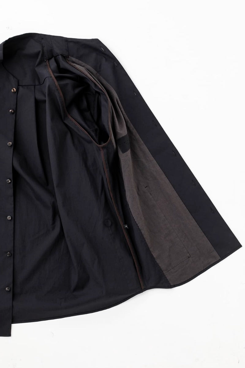 Shirt stretch cotton Black