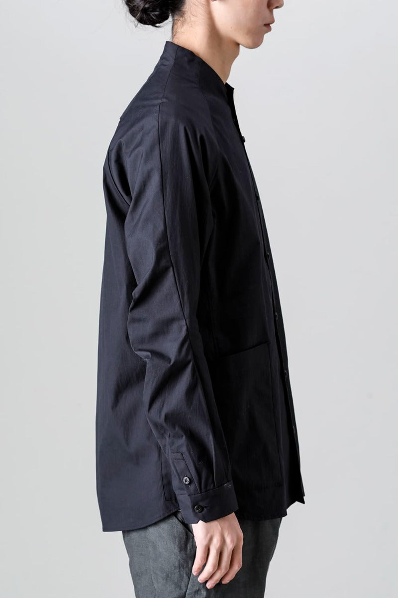 Shirt stretch cotton Black