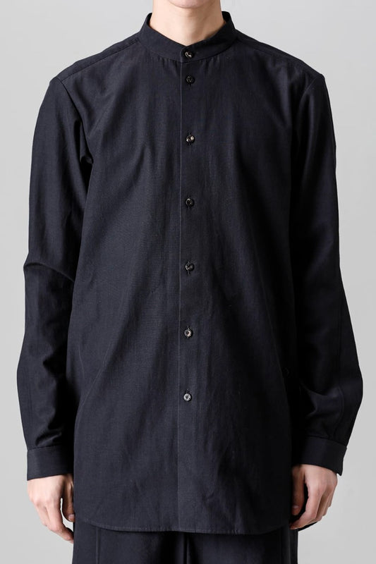 Shirt Cotton / silk / viscose Black