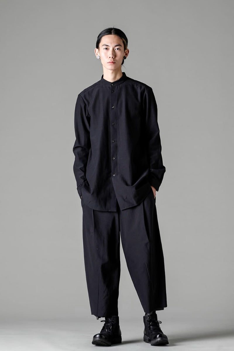 Shirt Cotton / silk / viscose Black