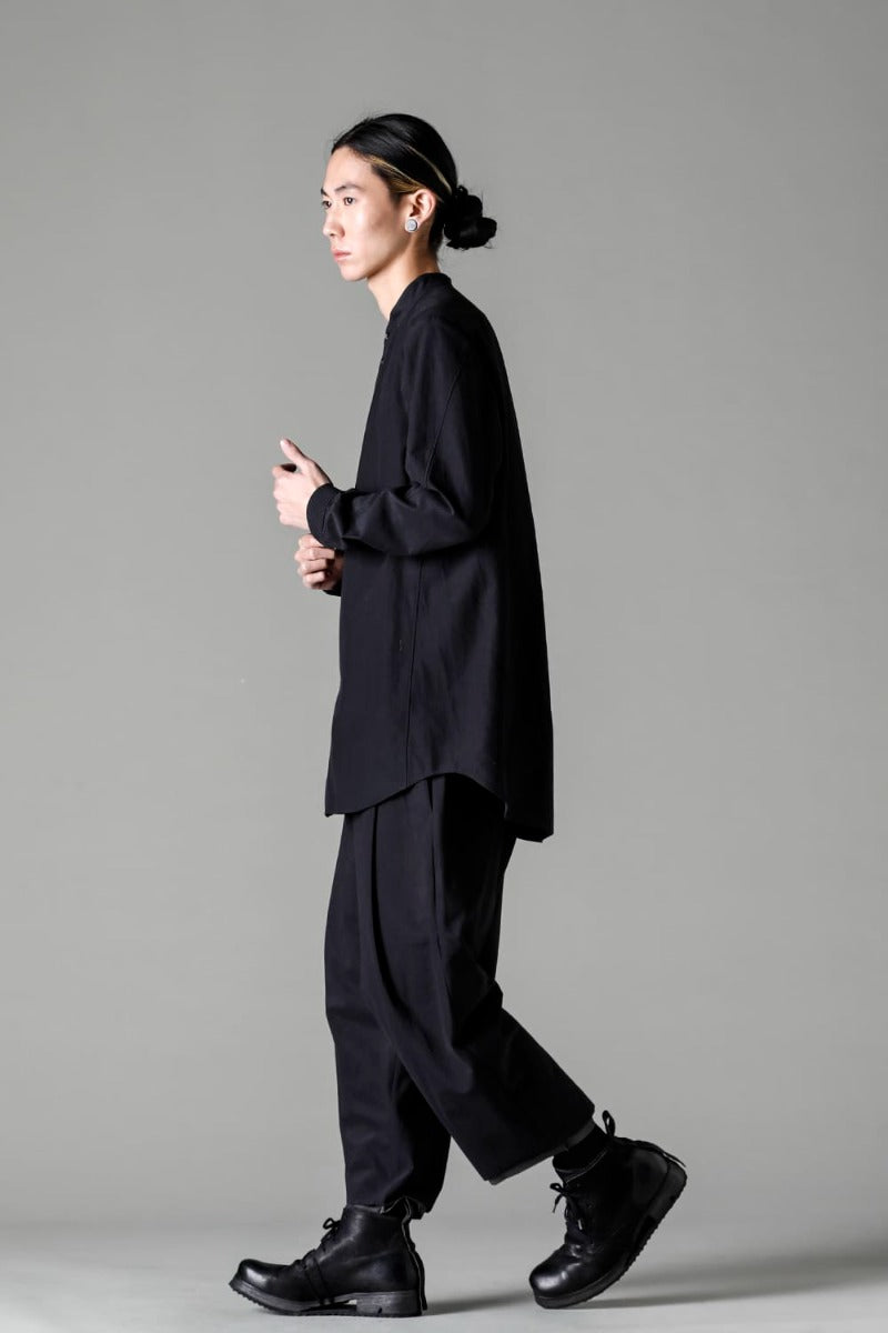 Shirt Cotton / silk / viscose Black