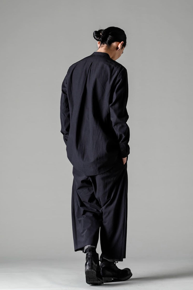 Shirt Cotton / silk / viscose Black