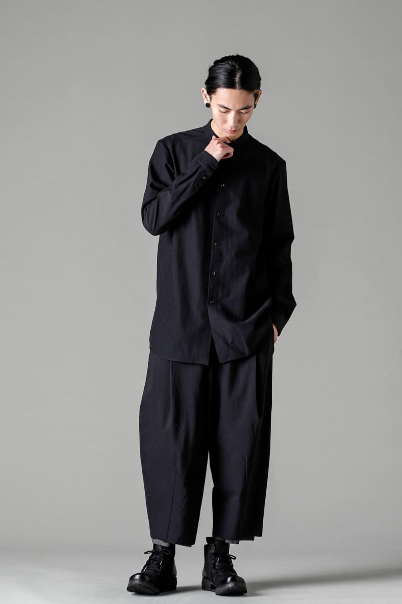 Shirt Cotton / silk / viscose Black