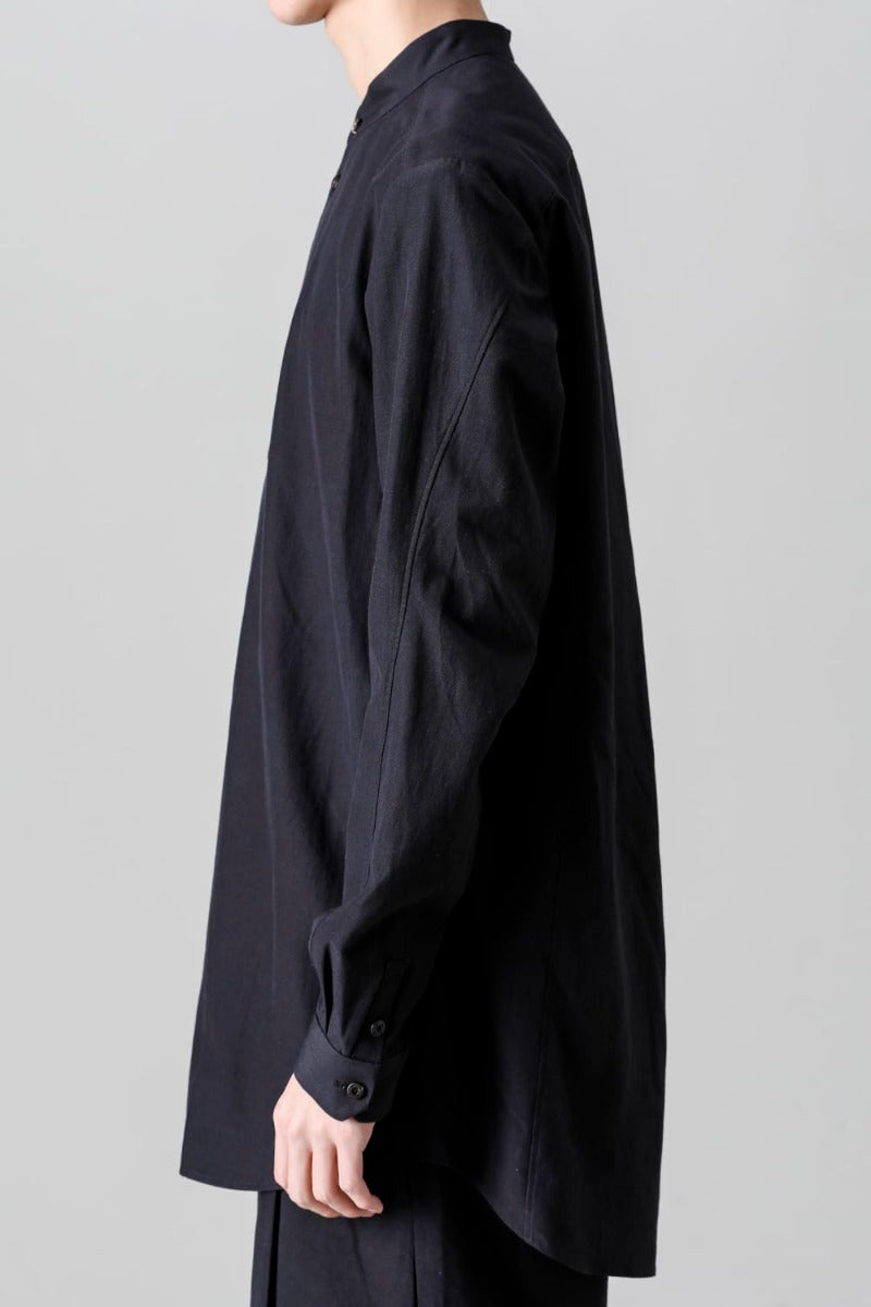 Shirt Cotton / silk / viscose Black