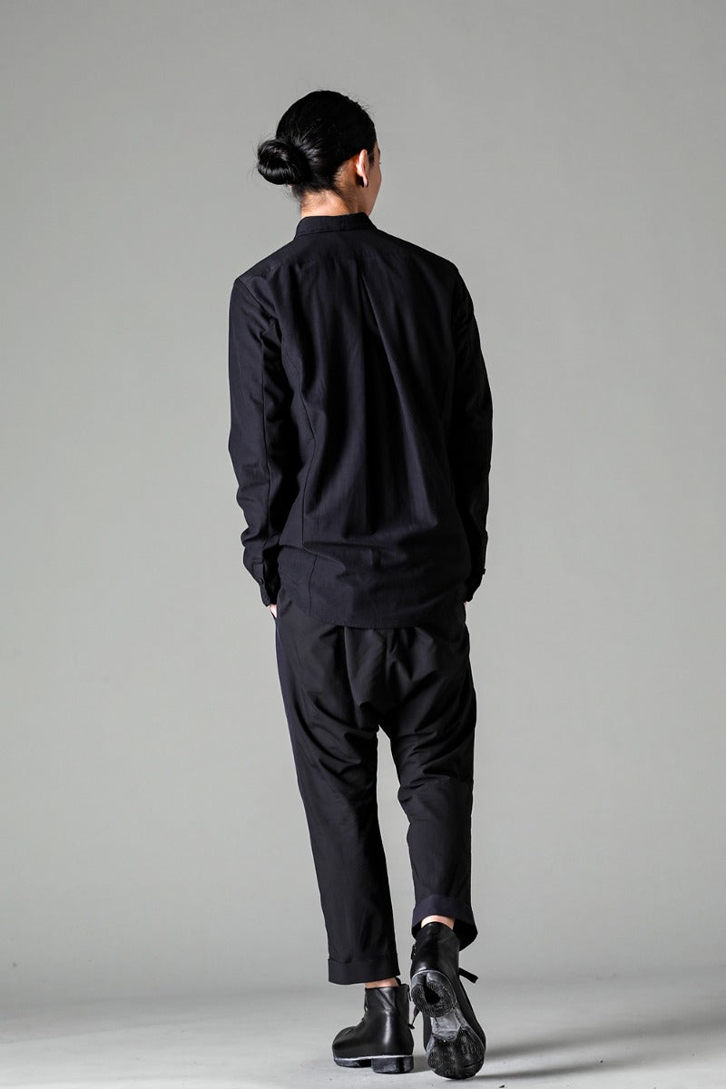 Shirt Cotton / silk / viscose Black
