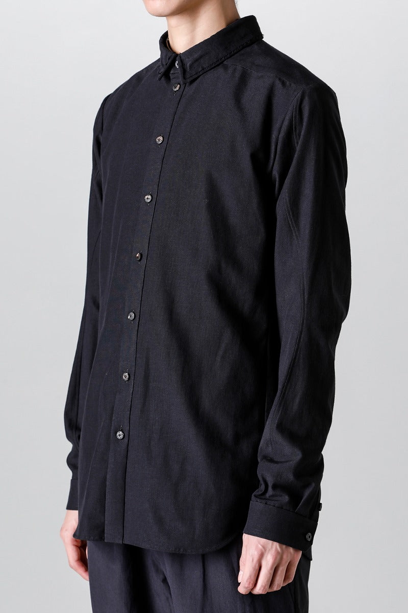 Shirt Cotton / silk / viscose Black