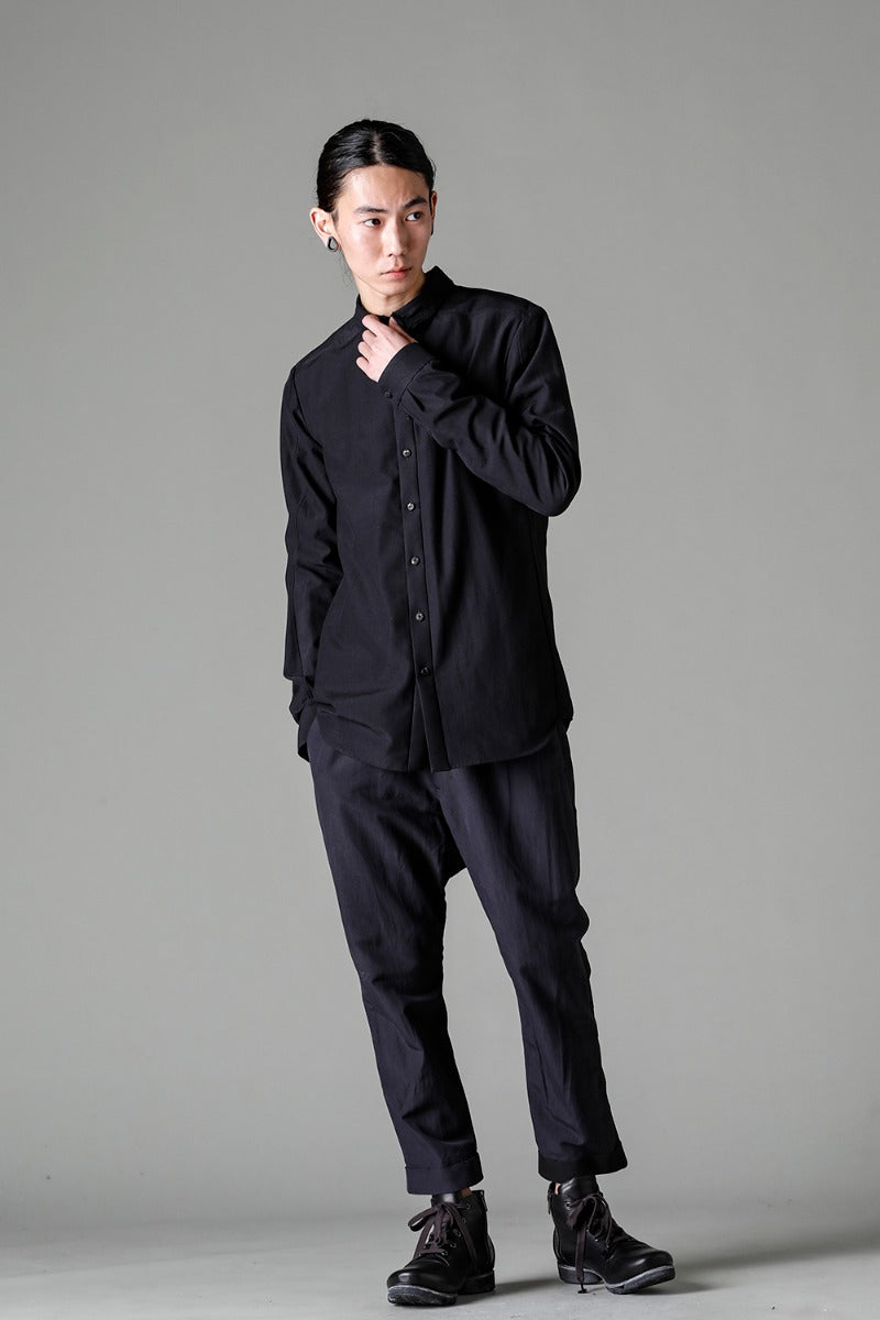 Shirt Cotton / silk / viscose Black