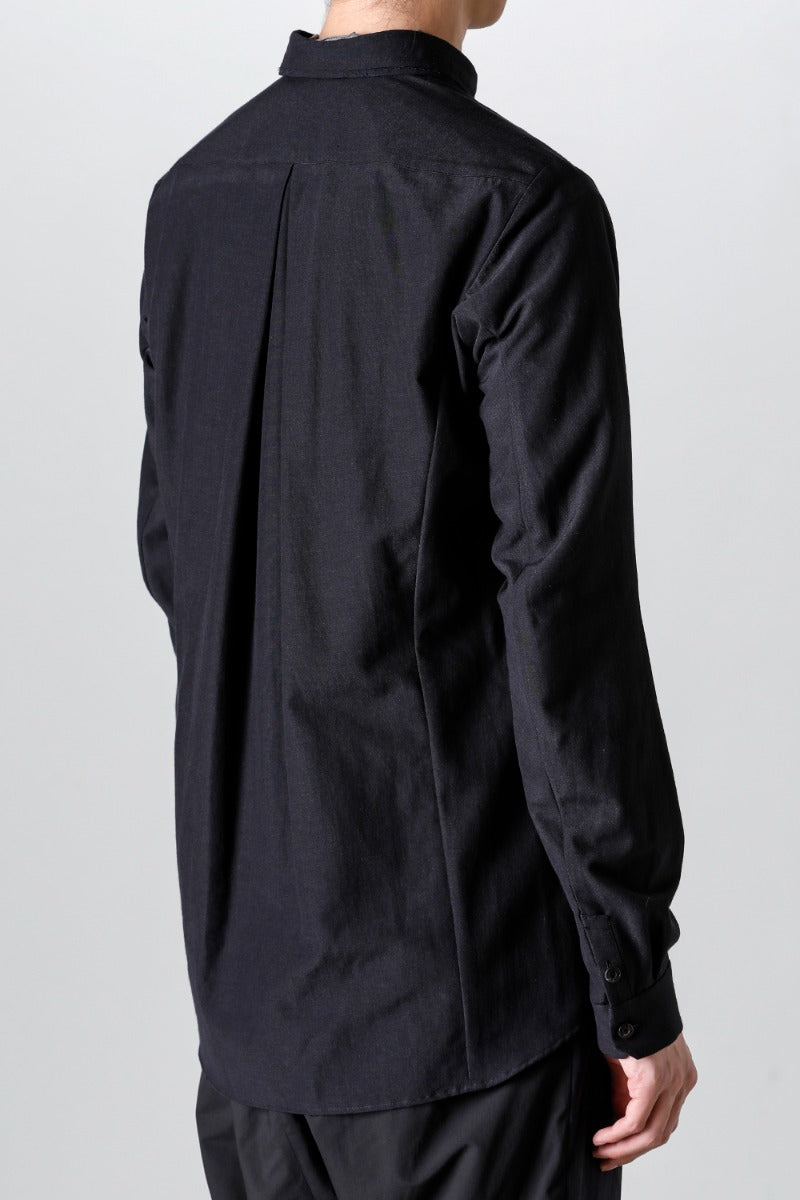 Shirt Cotton / silk / viscose Black