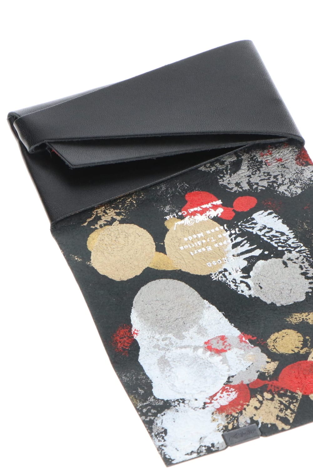 Shosa - No,No,Yes! Card Case Black × Goldfish