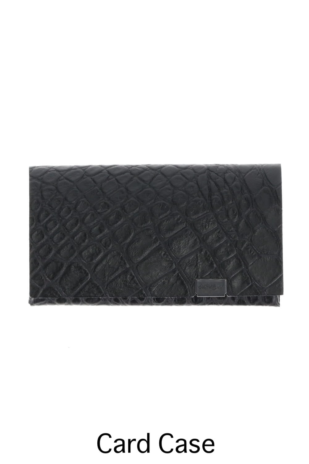 Shosa - No,No,Yes! Card Case Embossing Croco Black