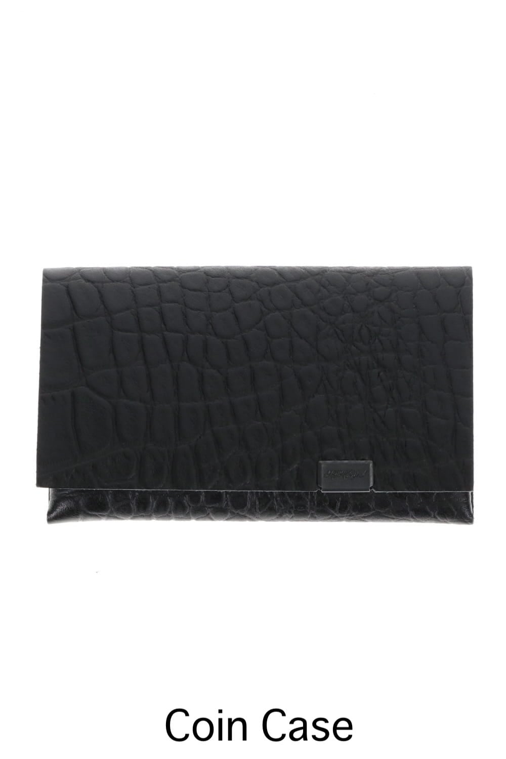 Shosa - No,No,Yes! Coin Case Embossing Croco Black