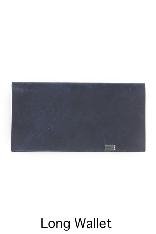 Shosa - No,No,Yes! Long Wallet Oil Nubuck Navy