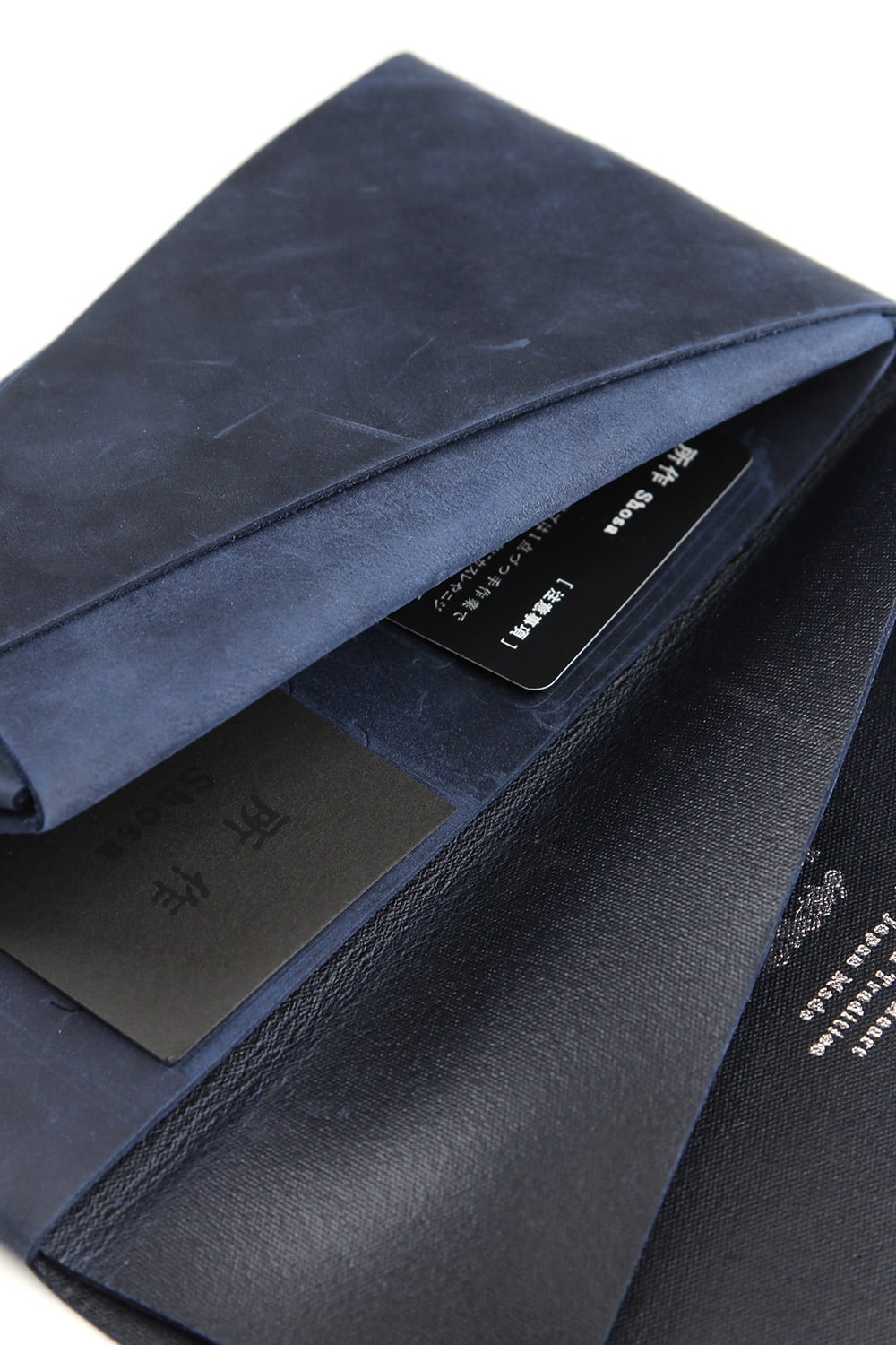 Shosa - No,No,Yes! Long Wallet Oil Nubuck Navy