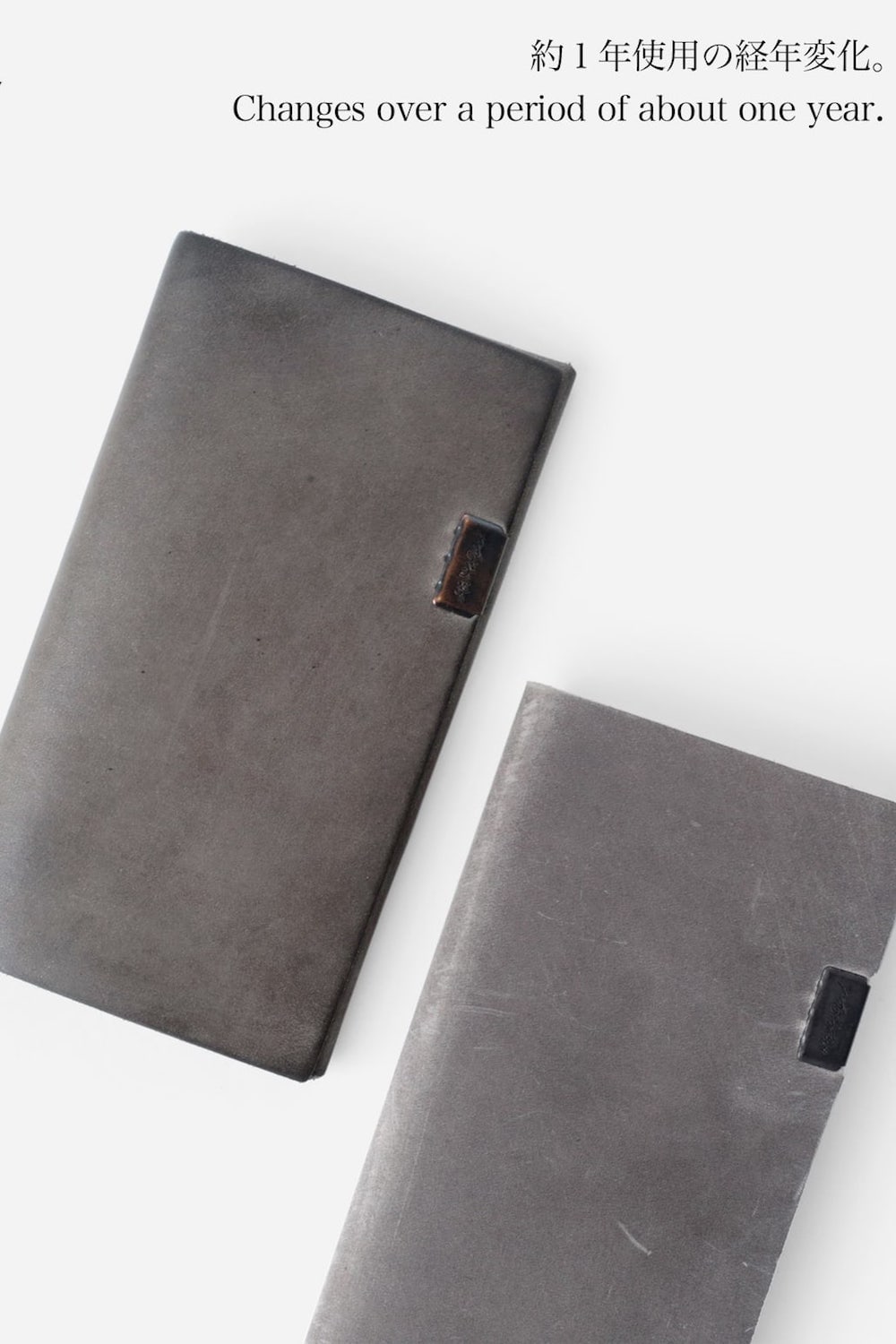 Shosa - No,No,Yes! Long Wallet Oil Nubuck Gray