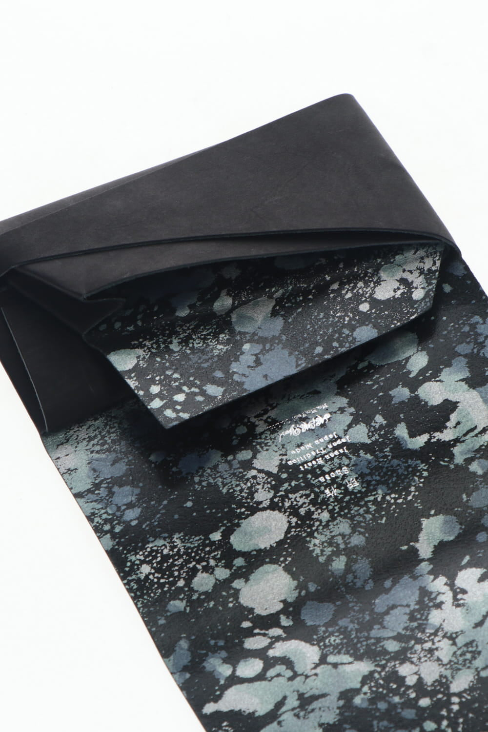 Shosa - No,No,Yes! Long Wallet Black × Floralsilver SP