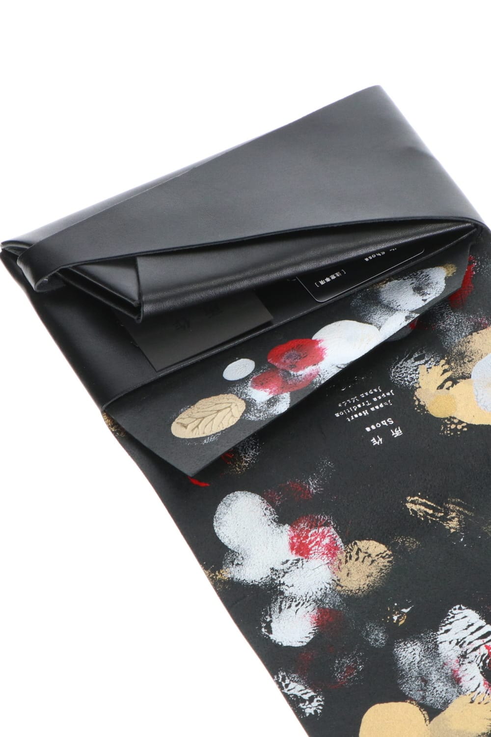 Shosa - No,No,Yes! Long Wallet Black × Goldfish