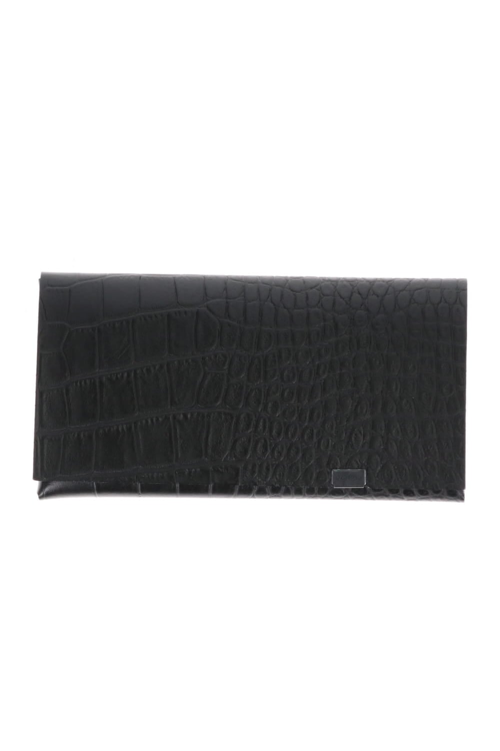 Shosa - No,No,Yes! Long Wallet Embossing Croco Black