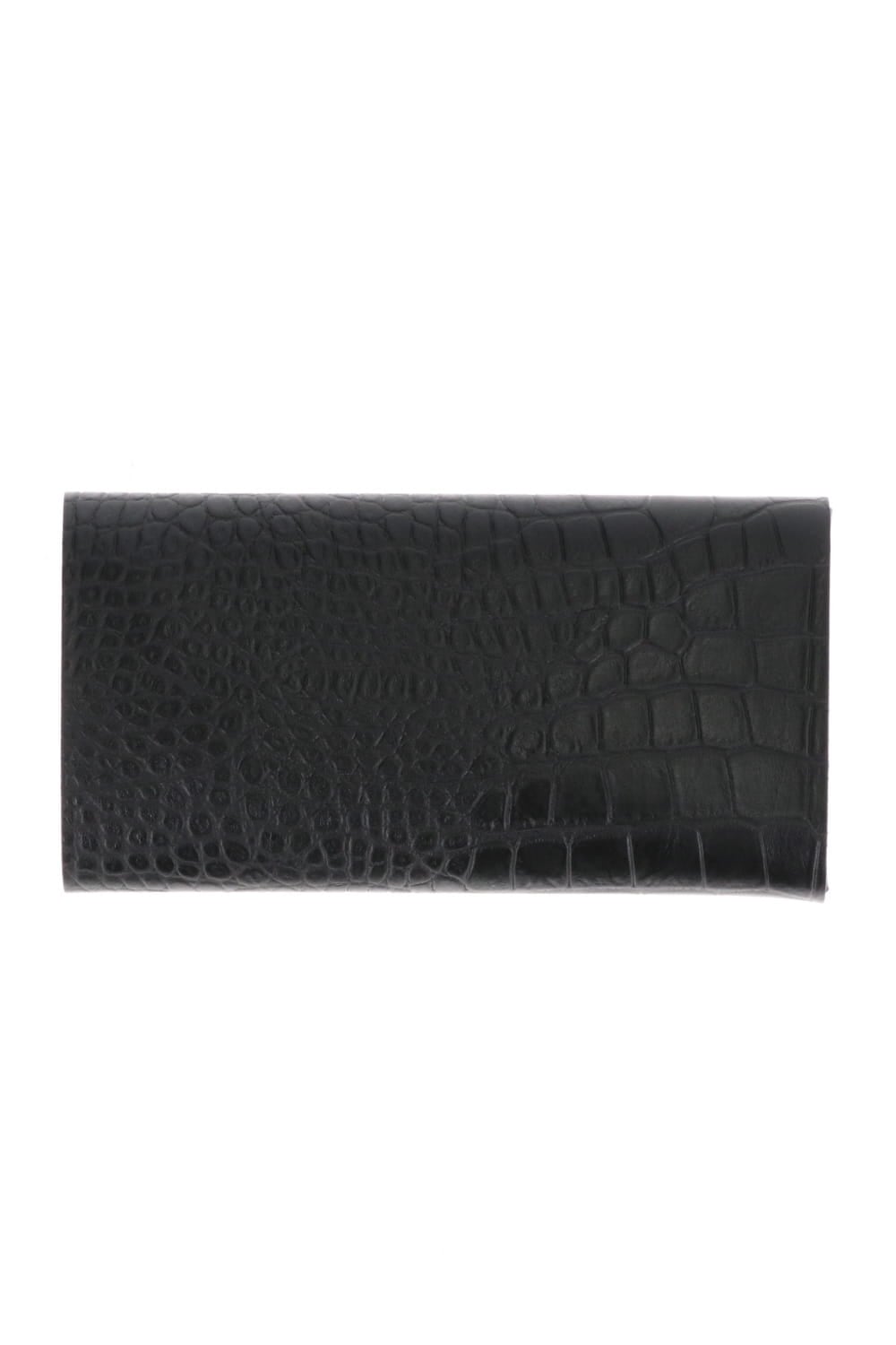 Shosa - No,No,Yes! Long Wallet Embossing Croco Black