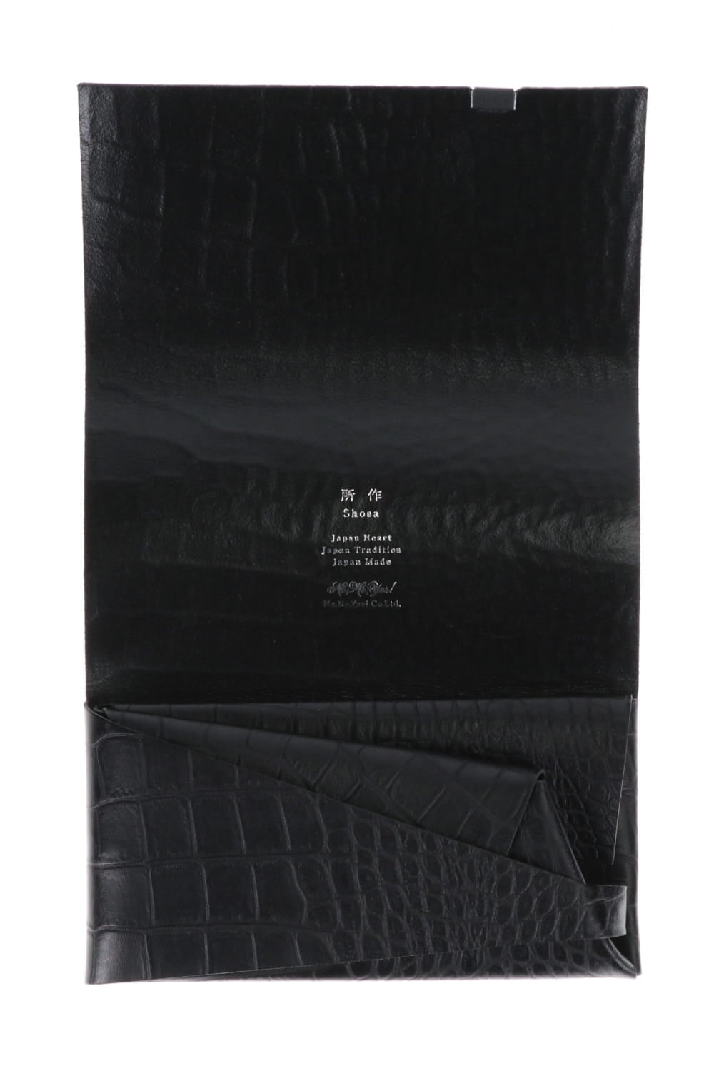 Shosa - No,No,Yes! Long Wallet Embossing Croco Black