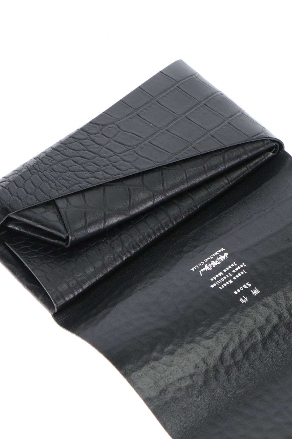 Shosa - No,No,Yes! Long Wallet Embossing Croco Black