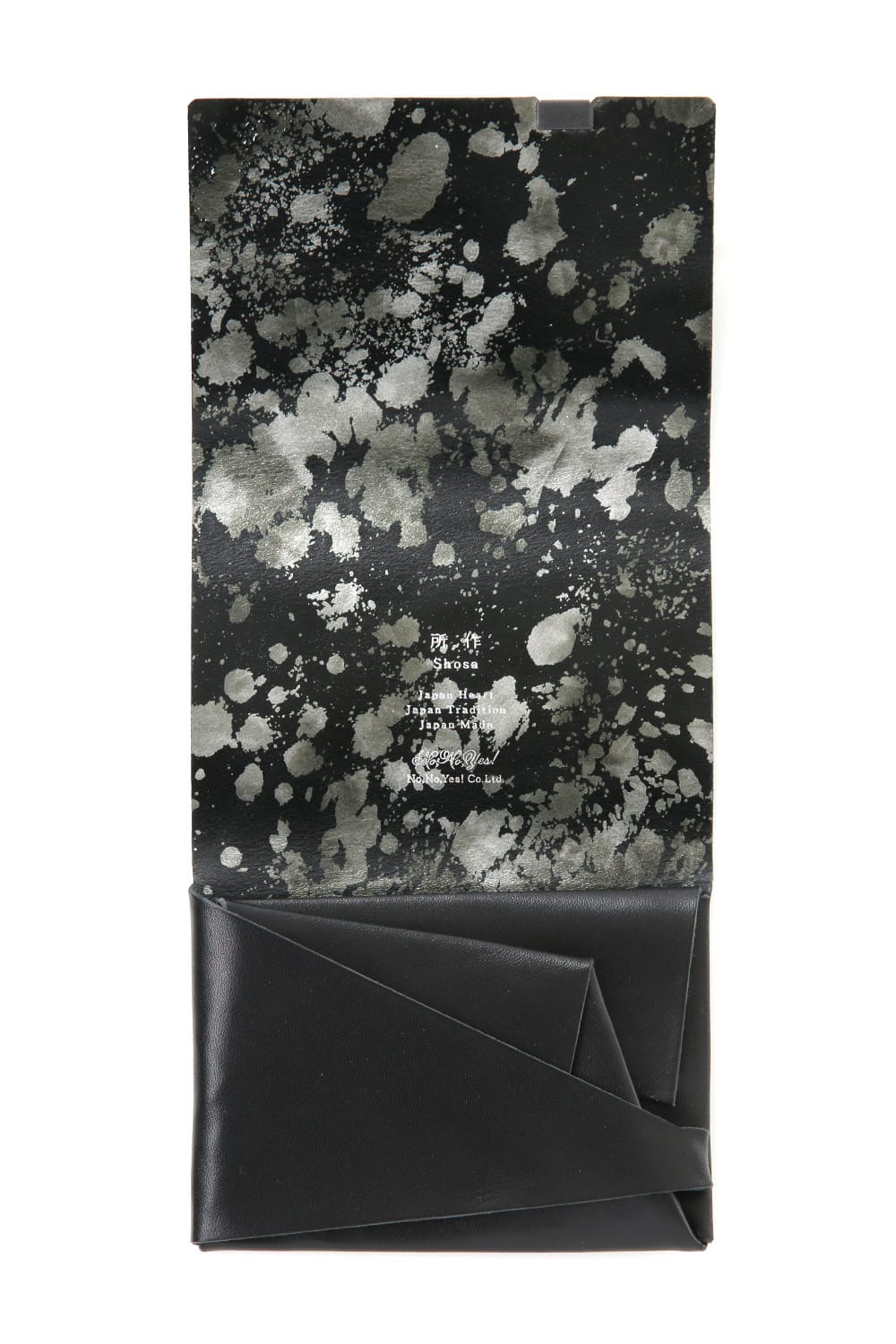 The R Limited Short Wallet 1.0 (Black Silver Tie-Dye Paint Spot)